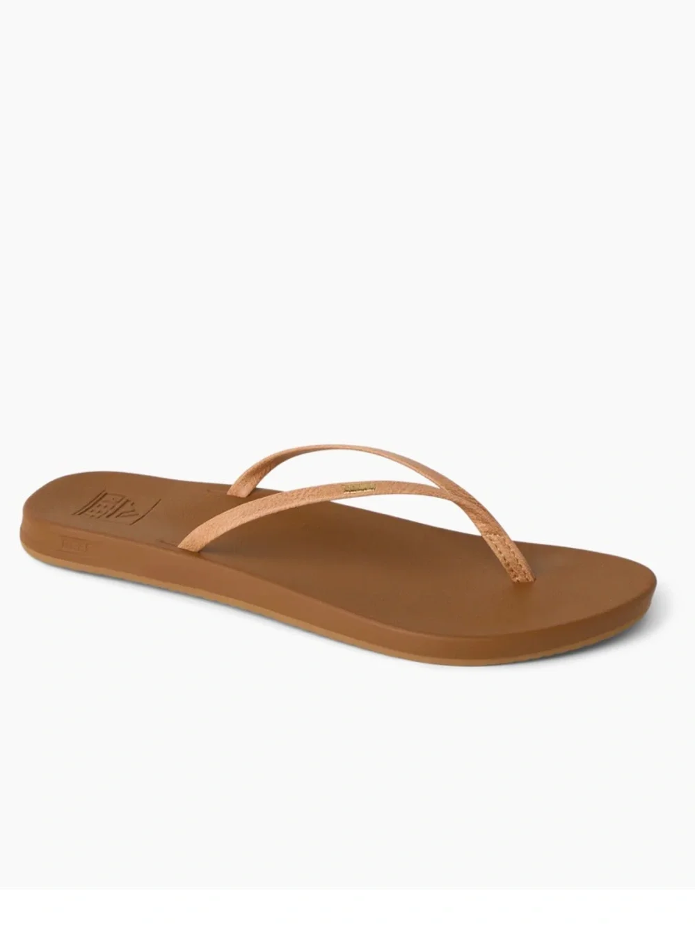 Reef Women's Slim Tan Flip Flops